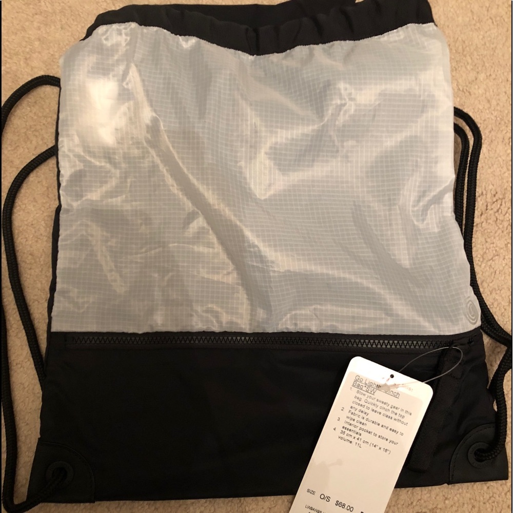 Lululemon drawstring bag